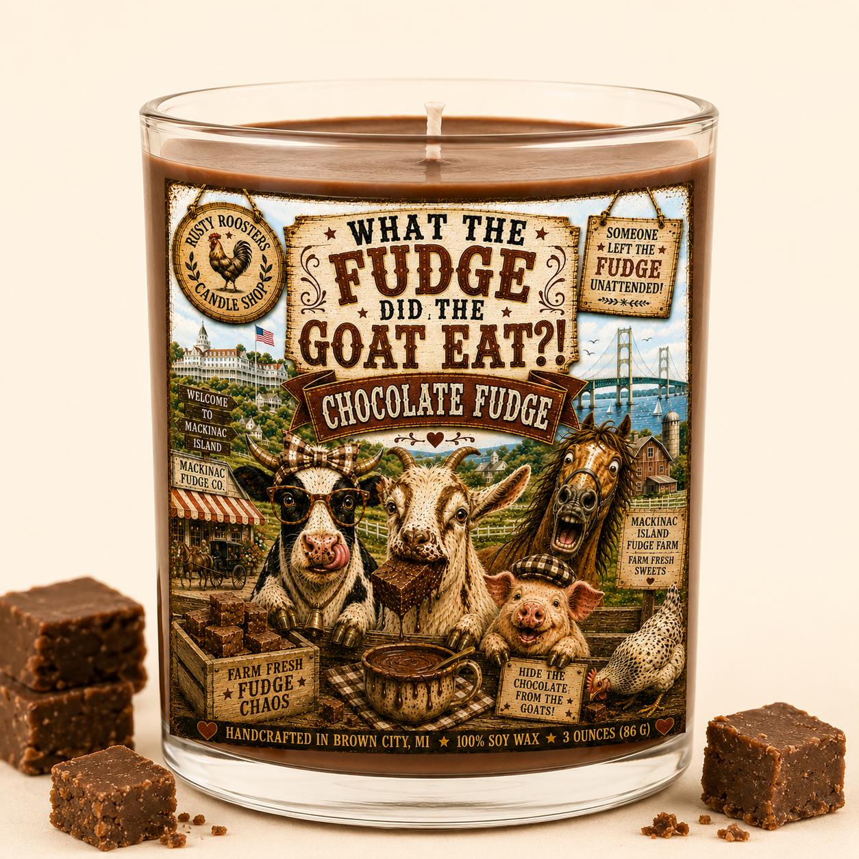 What the Fudge Did the Goat Eat? | Chocolate Fudge