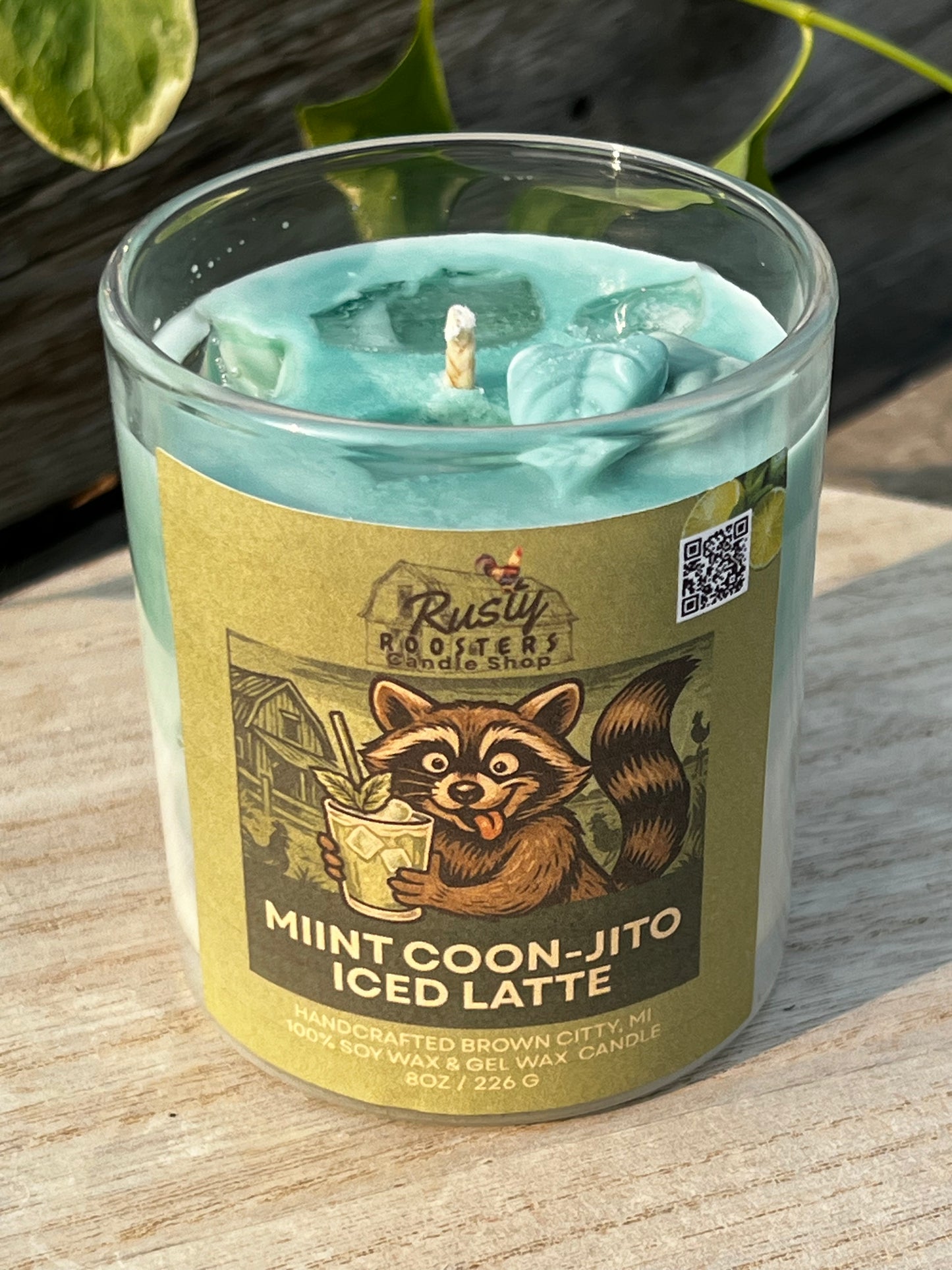 Mint Coon-jito Iced Latte