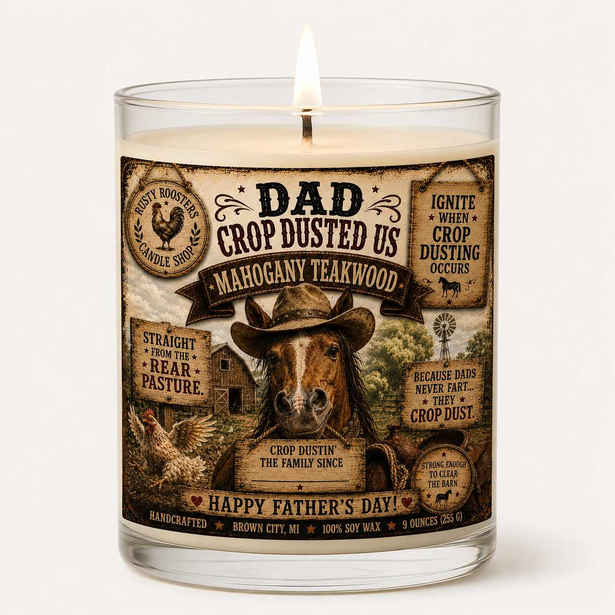 Dad Crop Dusted Us Candle & Wax Melts