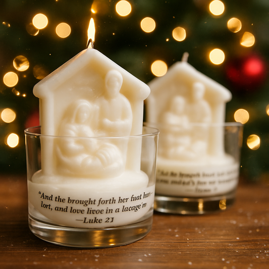 Nativity Collection Candle – One-of-a-Kind Christmas Glow