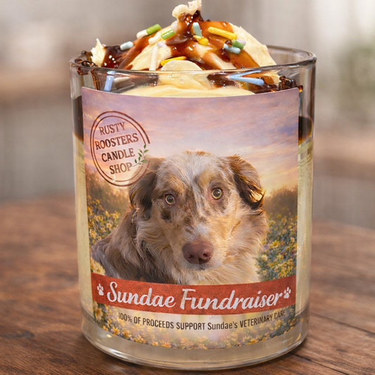 Sundae Fundraiser Candle