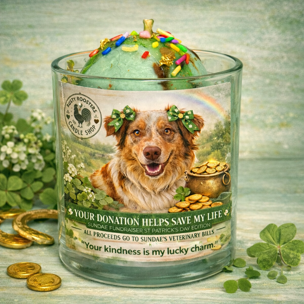 Sundae Fundraiser Candle