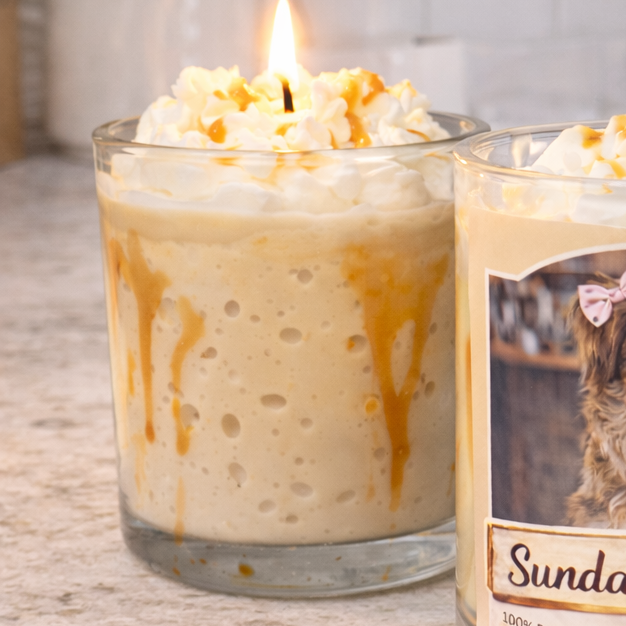 Sundae Fundraiser Candle