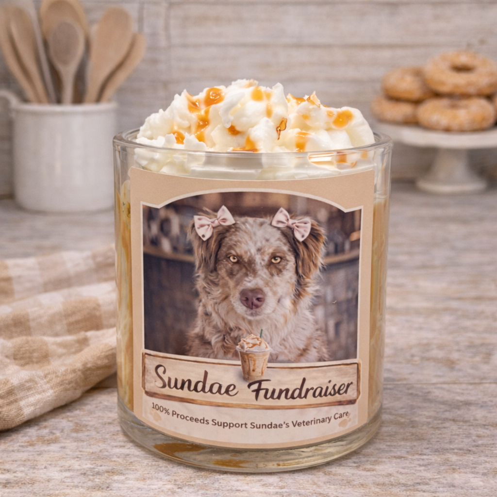 Sundae Fundraiser Candle
