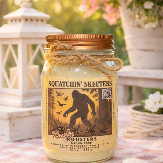 Squatchin’ Skeeters Citronella Candles